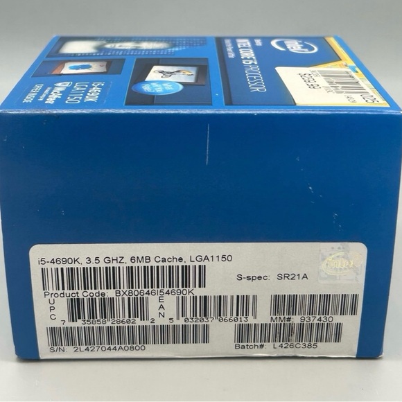 Intel Core i5-4690K 3.5GHz Quad-Core Boxed Processor (BX80646154690K) - Picture 4 of 6